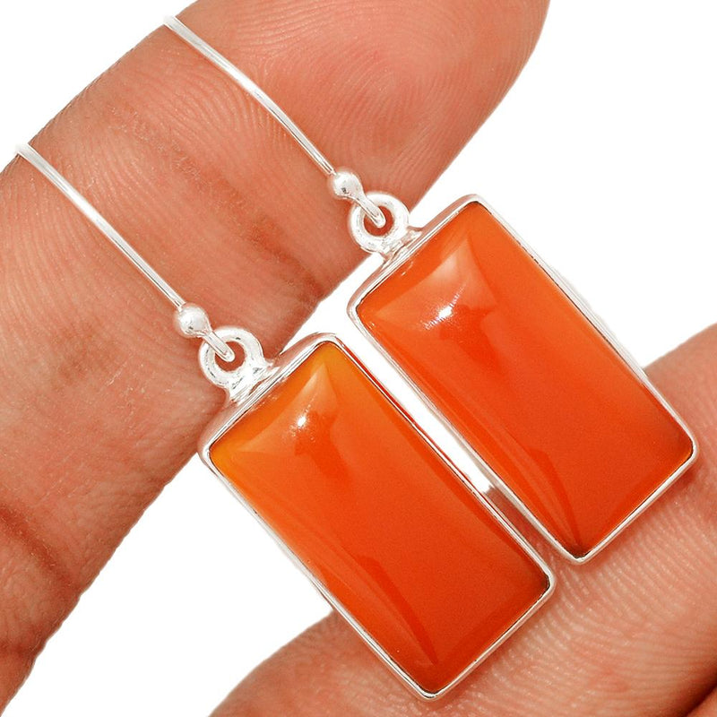 1.7" Red Onyx Earrings - RDXE113