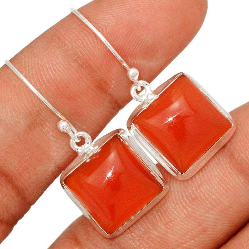 1.3" Red Onyx Earrings - RDXE119