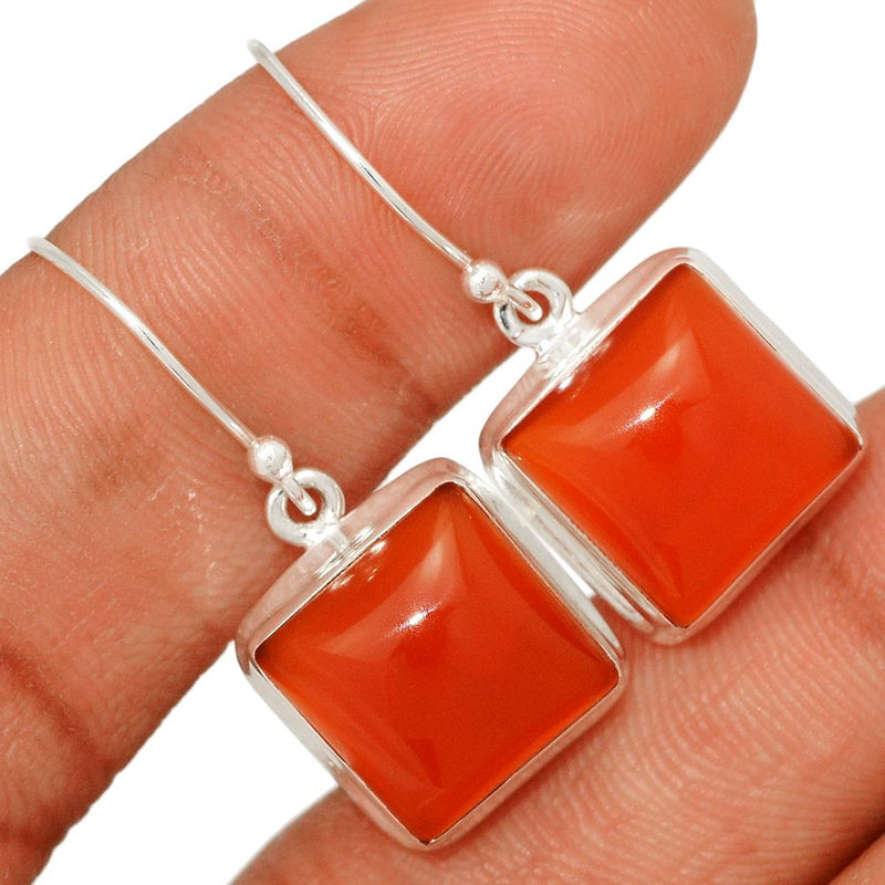 1.3" Red Onyx Earrings - RDXE120