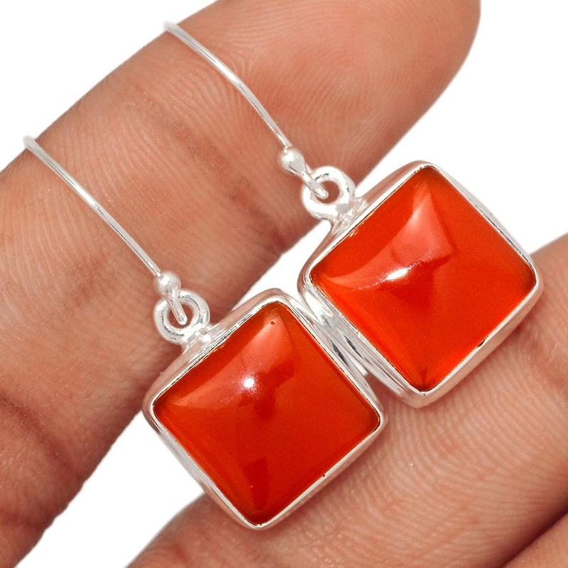 1.3" Red Onyx Earrings - RDXE122