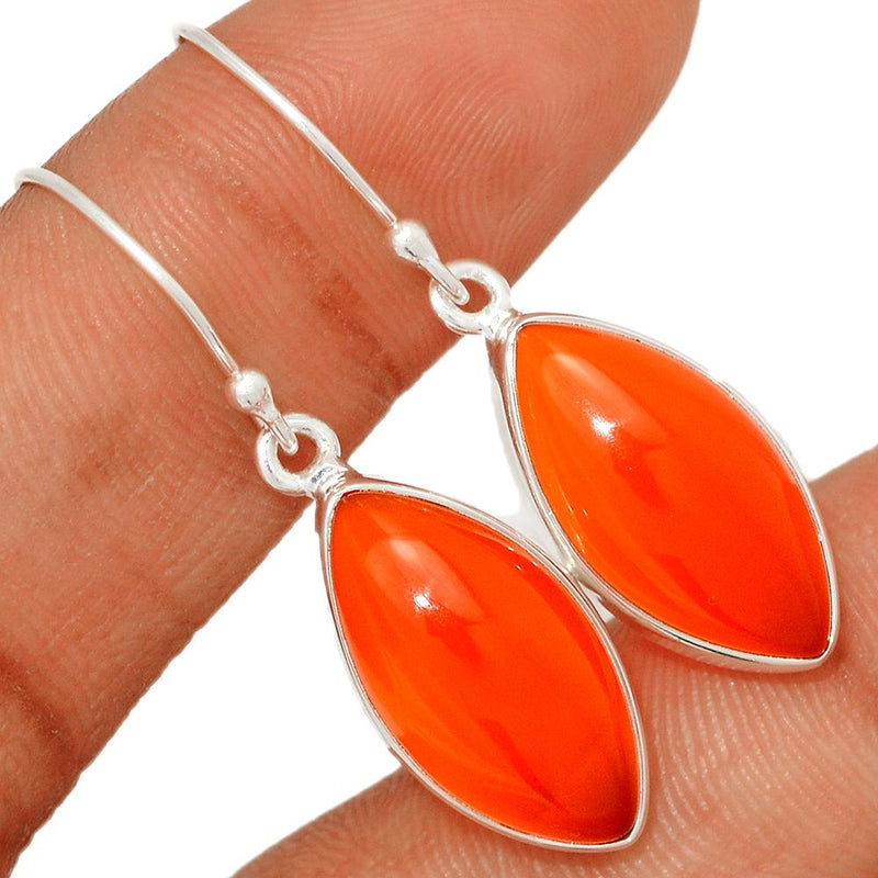 1.6" Red Onyx Earrings - RDXE14