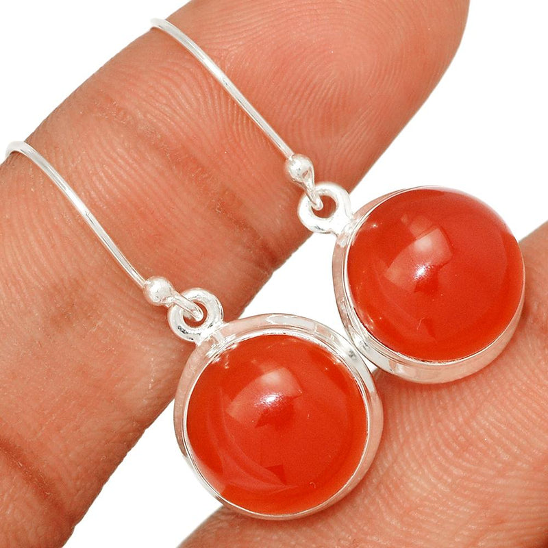 1.3" Red Onyx Earrings - RDXE37