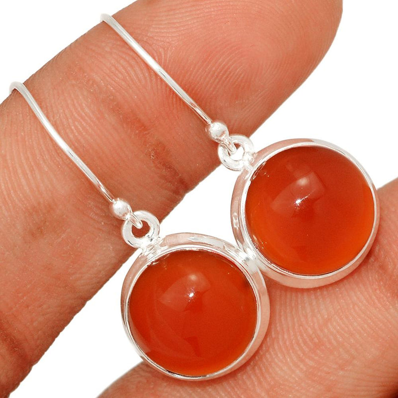 1.3" Red Onyx Earrings - RDXE49