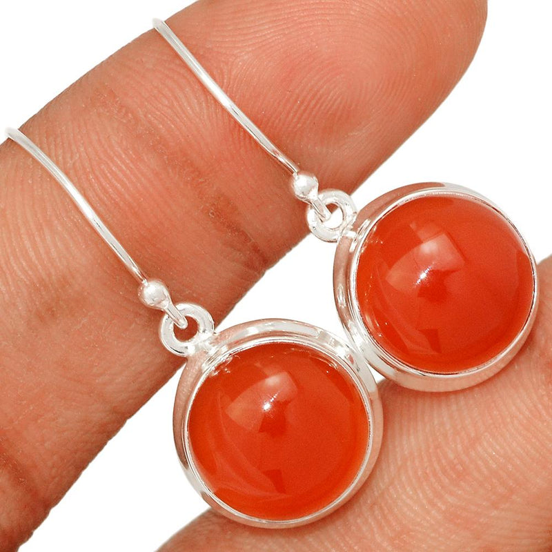 1.3" Red Onyx Earrings - RDXE56