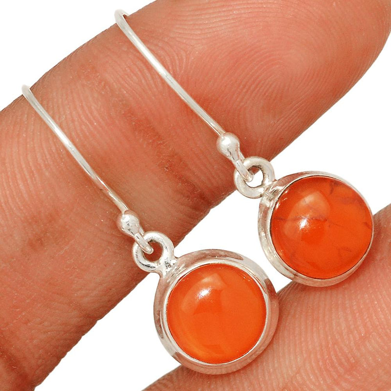 1.2" Red Onyx Earrings - RDXE57
