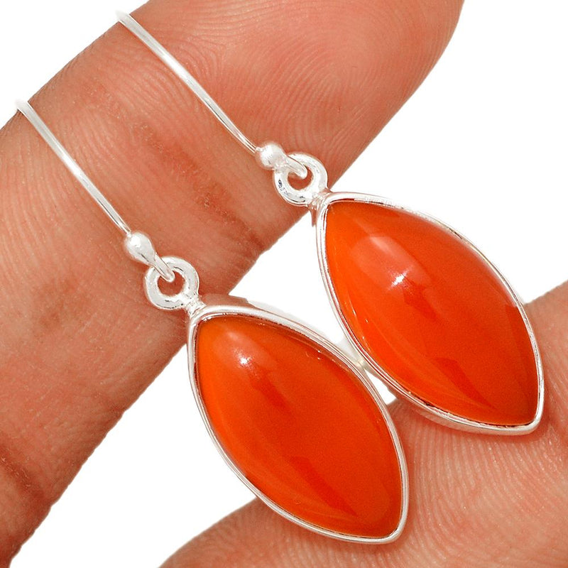1.2" Red Onyx Earrings - RDXE62