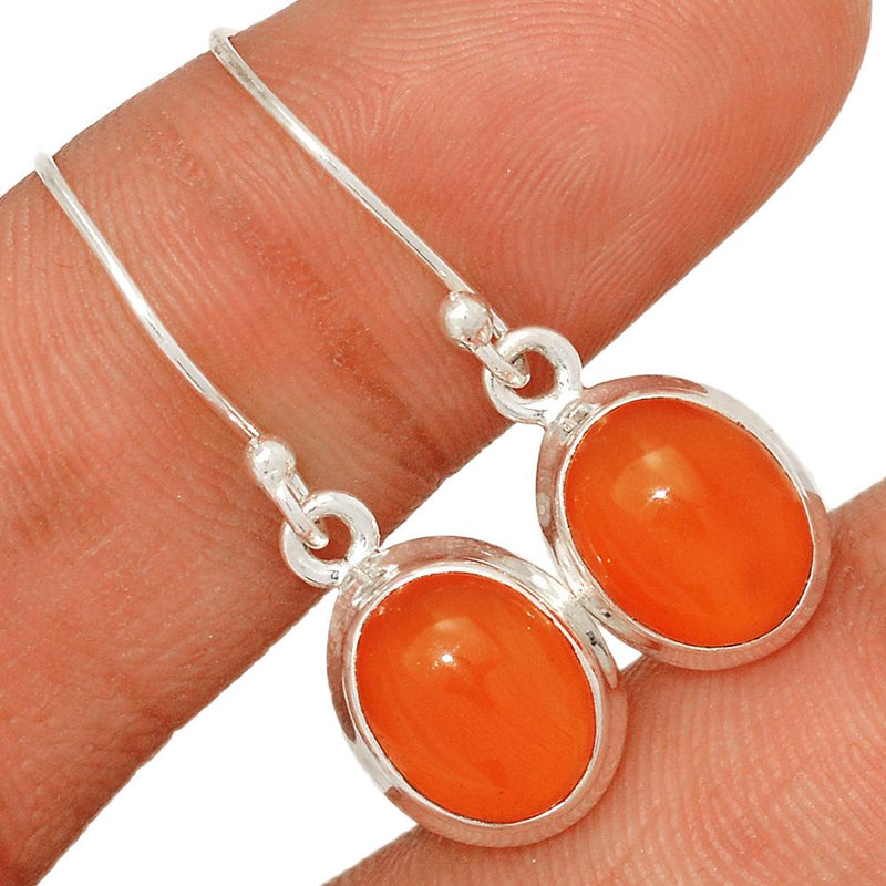 1.3" Red Onyx Earrings - RDXE65