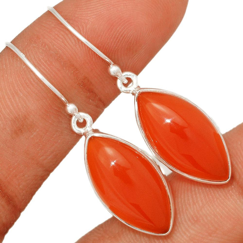 1.5" Red Onyx Earrings - RDXE68