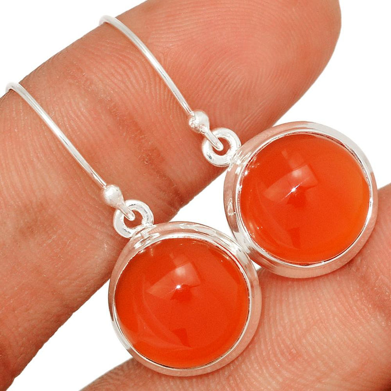 1.3" Red Onyx Earrings - RDXE73