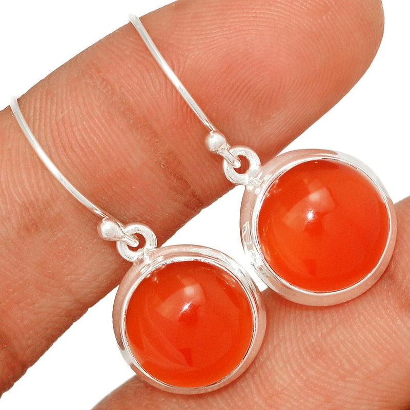 1.2" Red Onyx Earrings - RDXE76