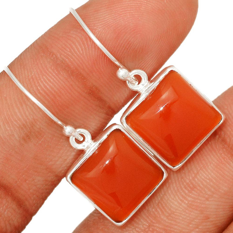 1.3" Red Onyx Earrings - RDXE82