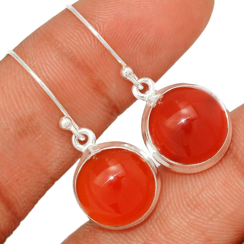 1.3" Red Onyx Earrings - RDXE92