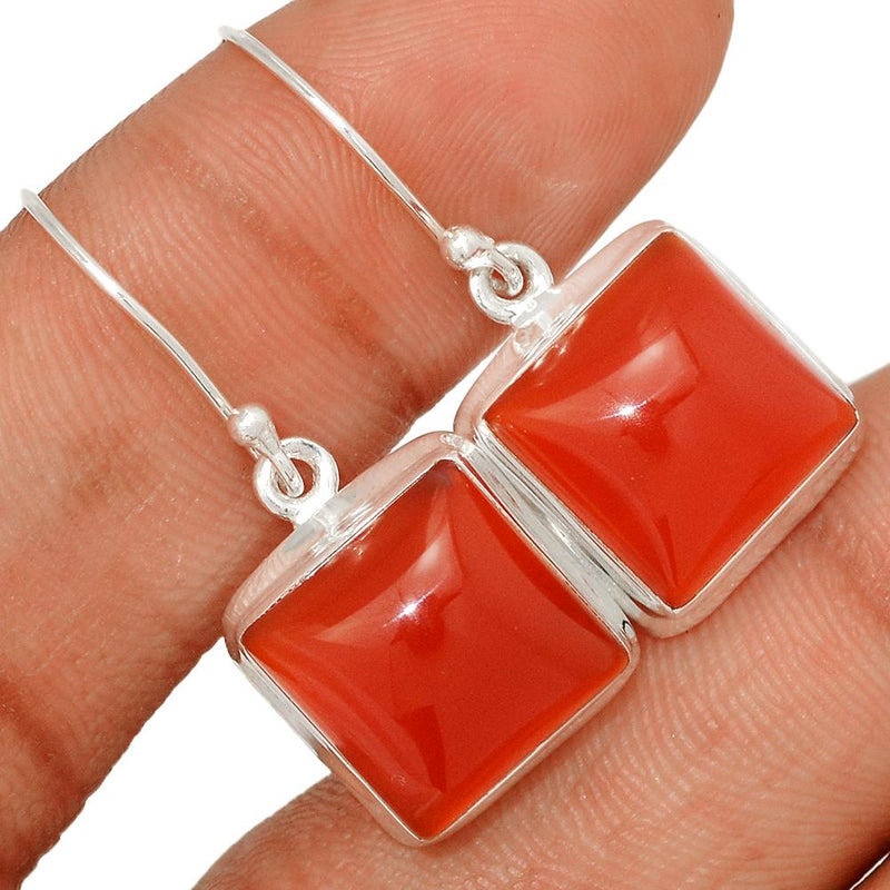 1.3" Red Onyx Earrings - RDXE96