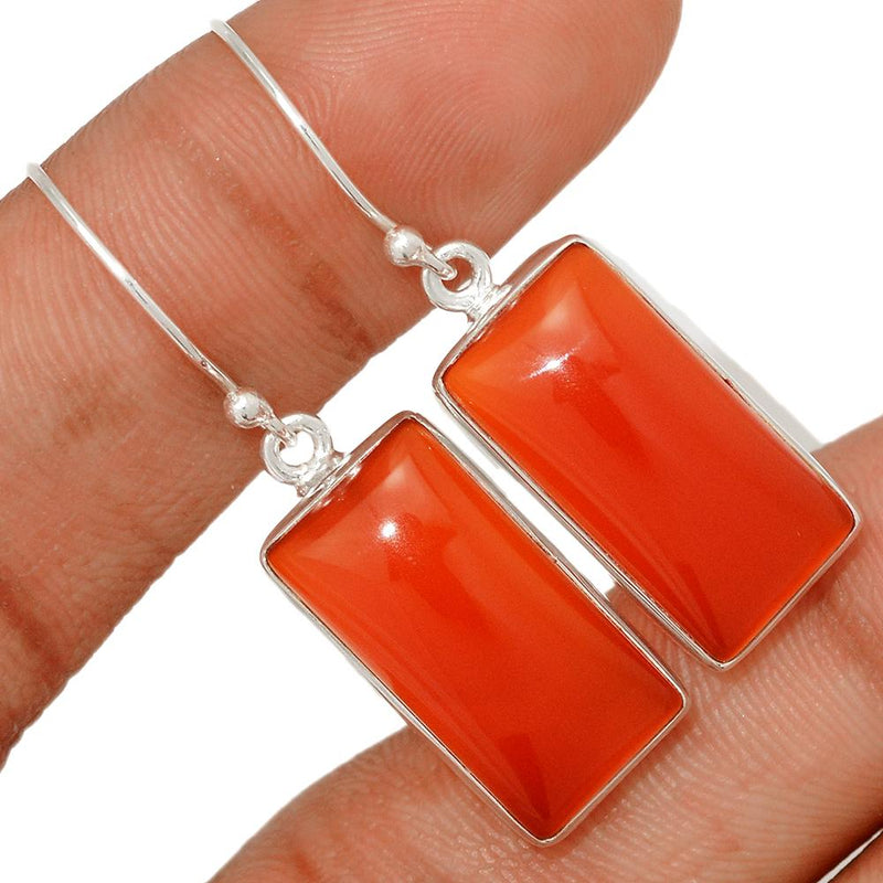 1.6" Red Onyx Earrings - RDXE97