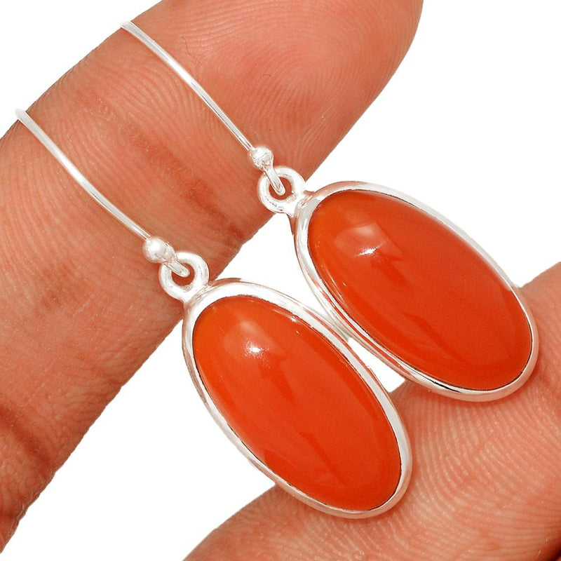 1.6" Red Onyx Earrings - RDXE99