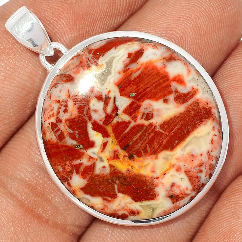 1.6" Red Fancy Jasper Pendants - RFJP29