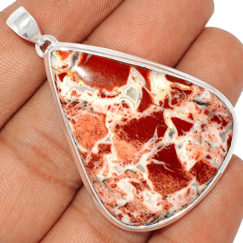 2.1" Red Fancy Jasper Pendants - RFJP32