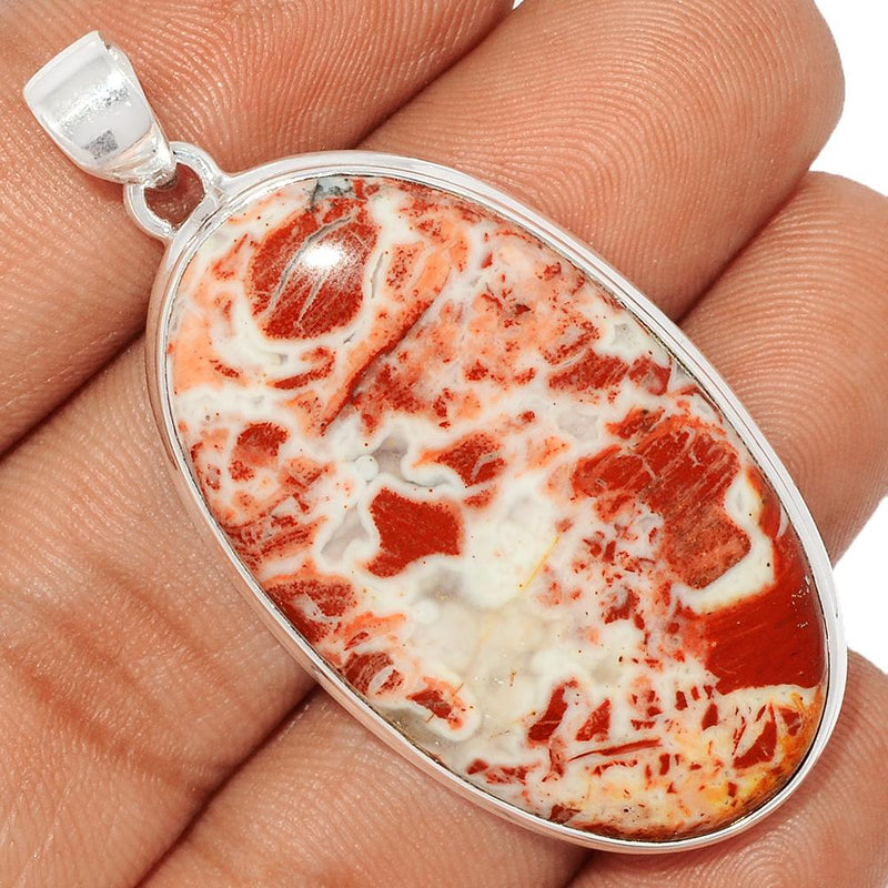 2" Red Fancy Jasper Pendants - RFJP55