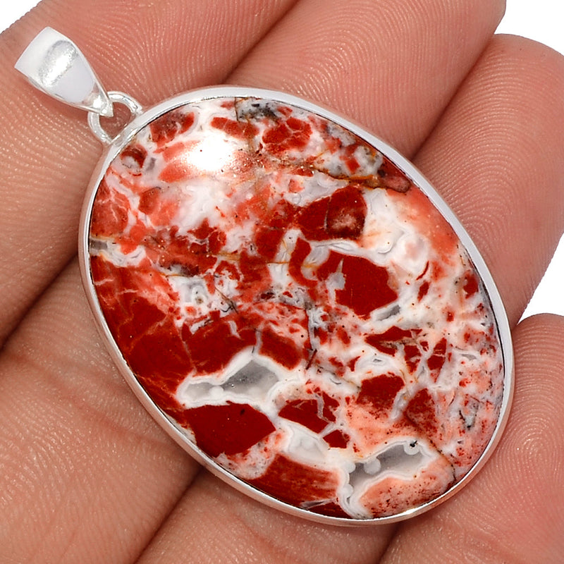 2" Red Fancy Jasper Pendants - RFJP69