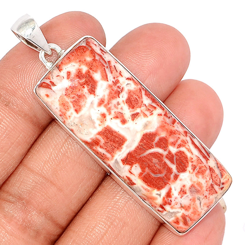 2.2" Red Fancy Jasper Pendants - RFJP73