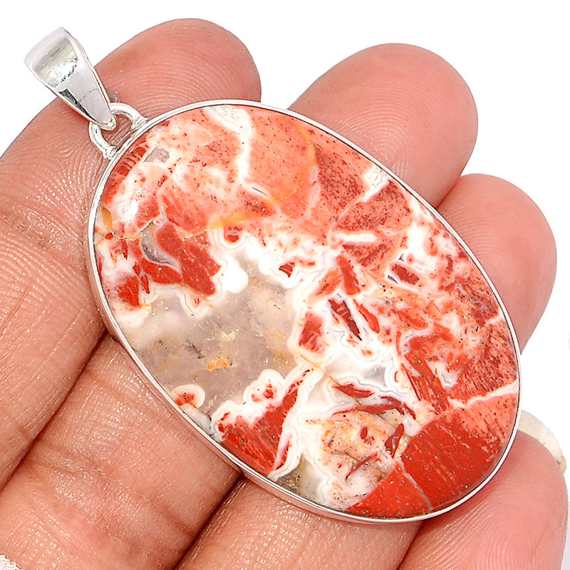 2.2" Red Fancy Jasper Pendants - RFJP86