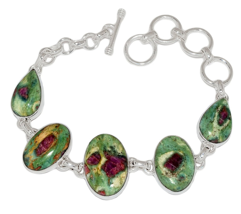 8.3" Ruby In Fuchsite Bracelets - RIFB32