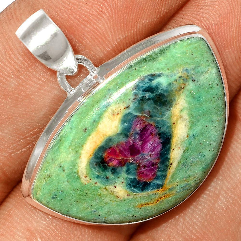 1.2" Ruby In Fuchsite Pendants - RIFP1582