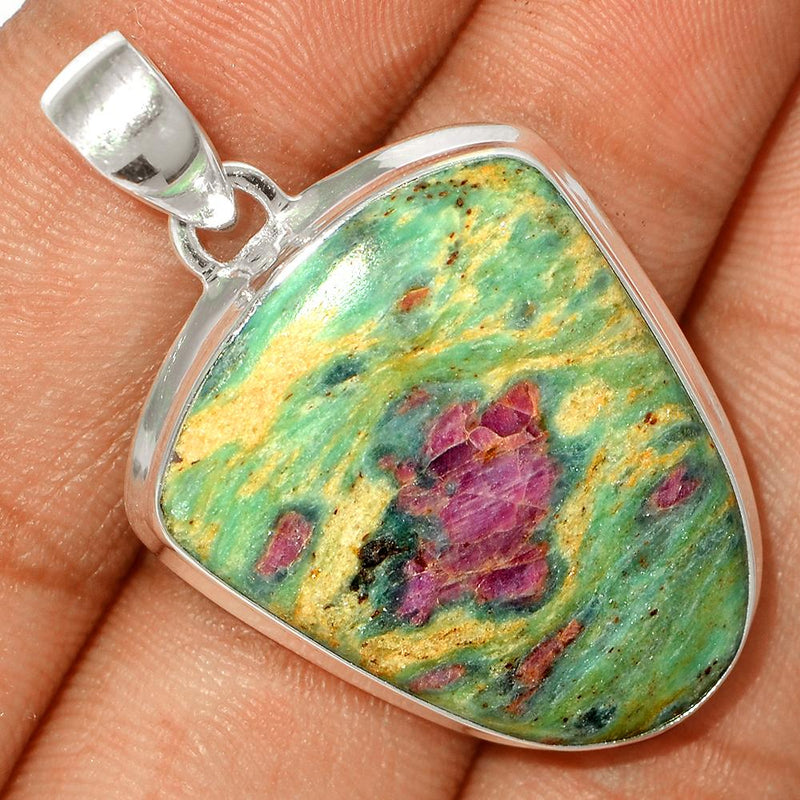 1.6" Ruby In Fuchsite Pendants - RIFP1583