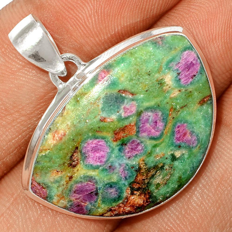 1.3" Ruby In Fuchsite Pendants - RIFP1590