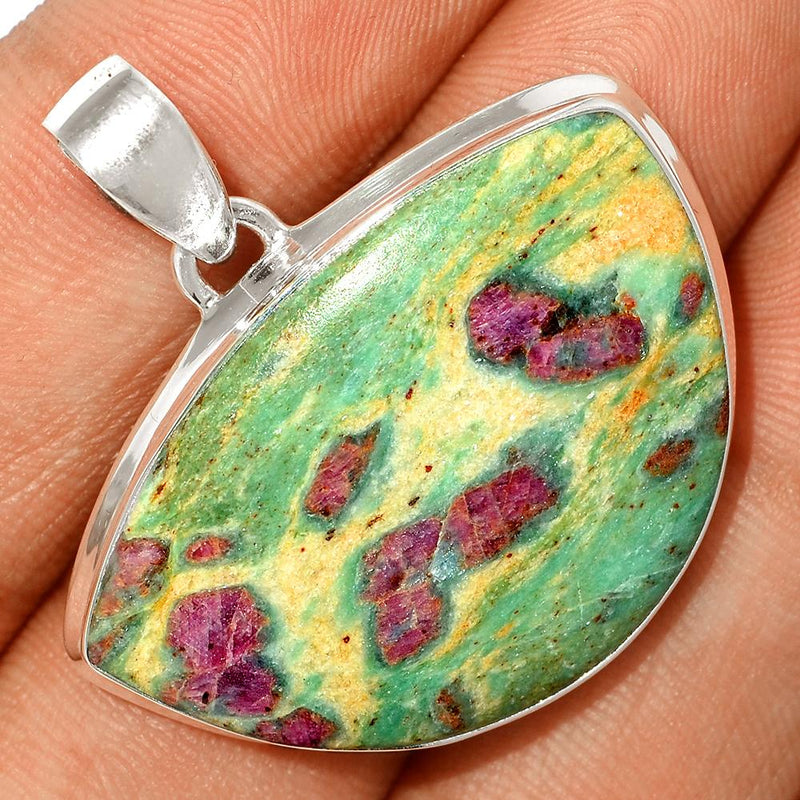 1.3" Ruby In Fuchsite Pendants - RIFP1610