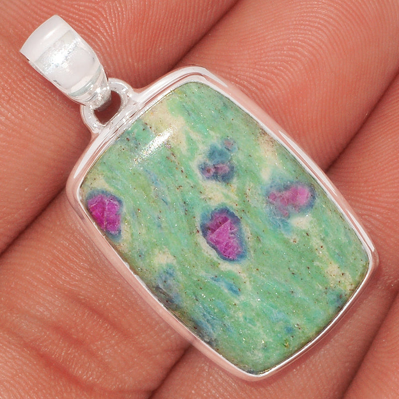 1.5" Ruby In Fuchsite Pendants - RIFP1653