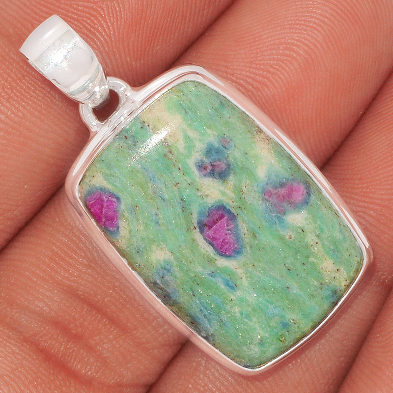 1.5" Ruby In Fuchsite Pendants - RIFP1653