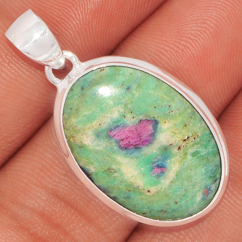 1.5" Ruby In Fuchsite Pendants - RIFP1656