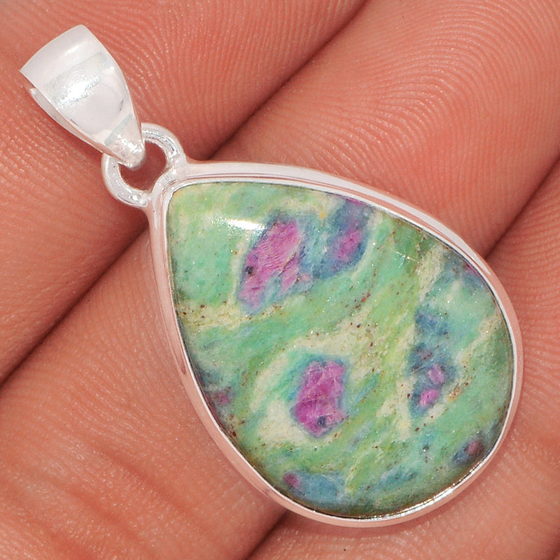 1.5" Ruby In Fuchsite Pendants - RIFP1660