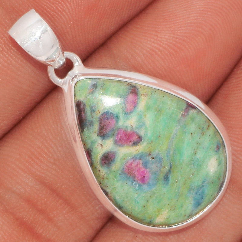 1.5" Ruby In Fuchsite Pendants - RIFP1666