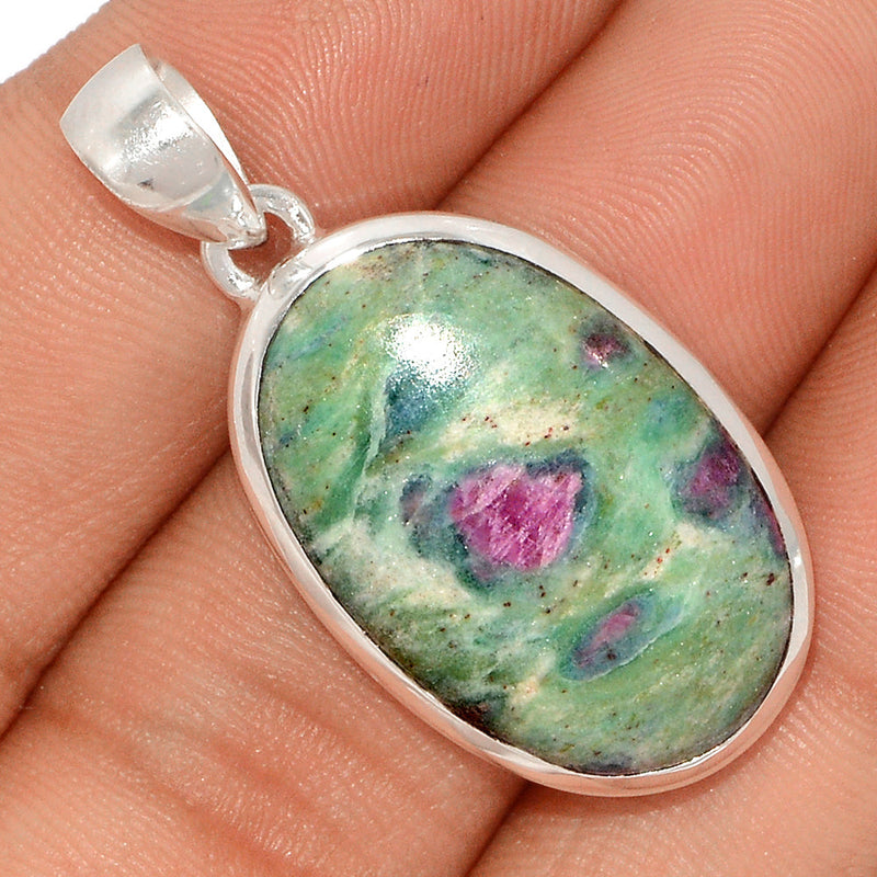 1.6" Ruby In Fuchsite Pendants - RIFP1684