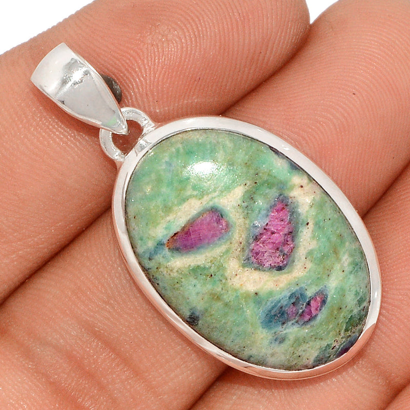 1.6" Ruby In Fuchsite Pendants - RIFP1690