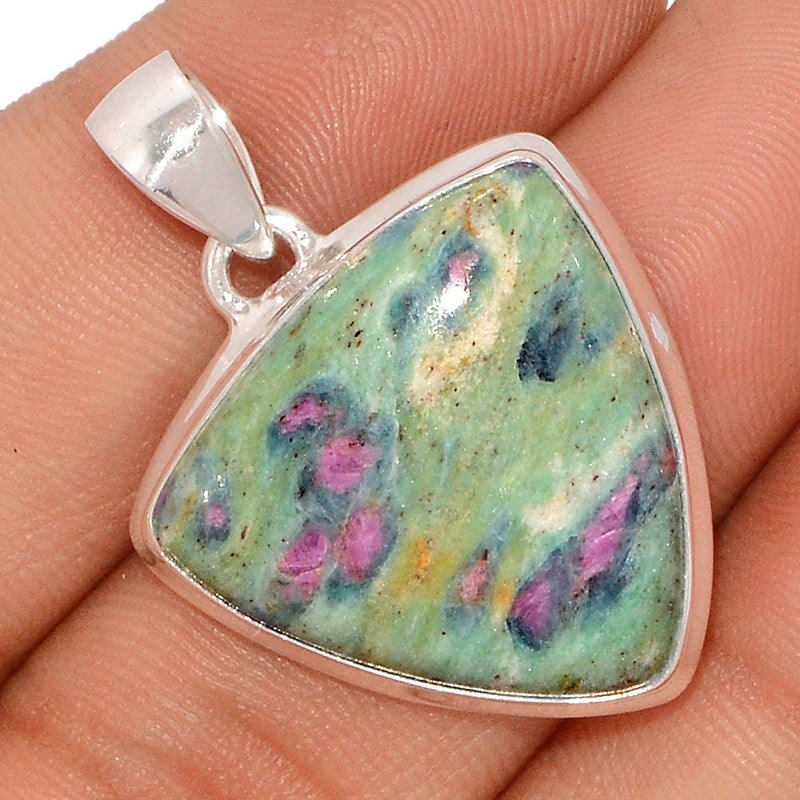 1.5" Ruby In Fuchsite Pendants - RIFP1695