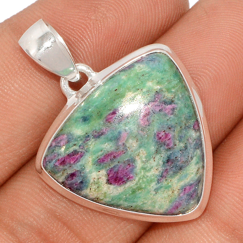 1.5" Ruby In Fuchsite Pendants - RIFP1696