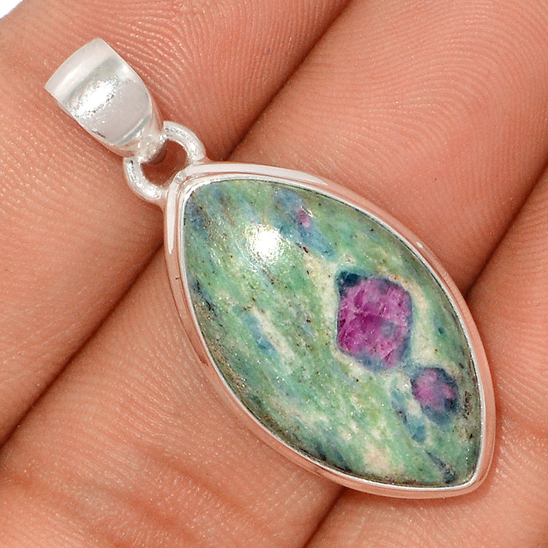 1.5" Ruby In Fuchsite Pendants - RIFP1706