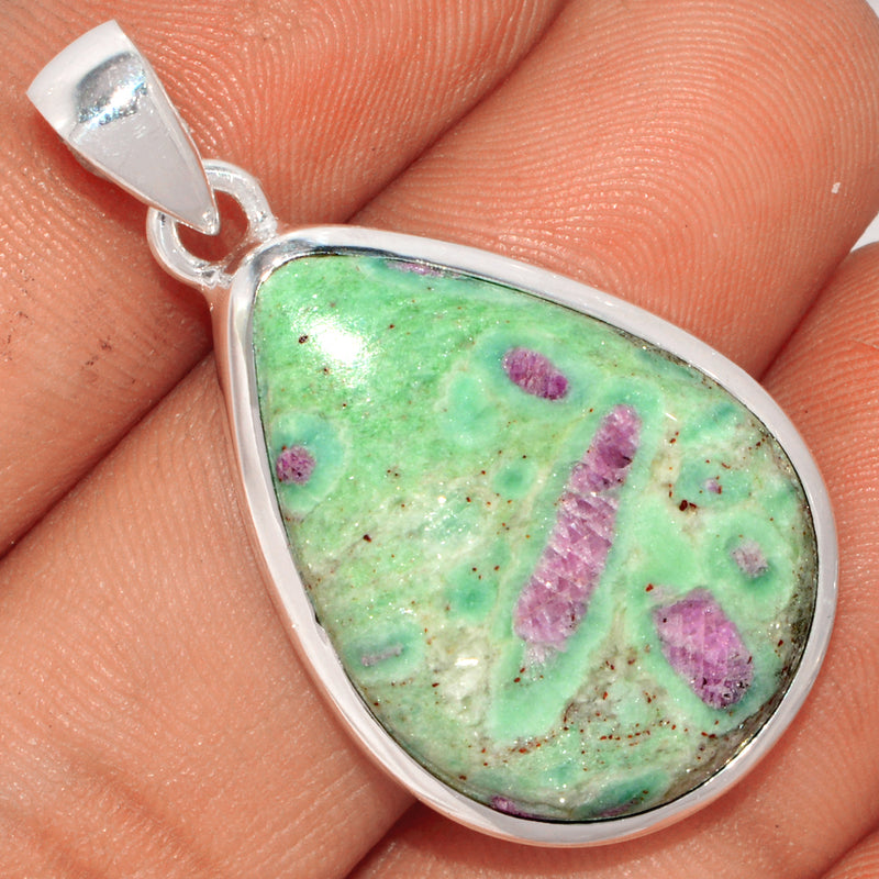 1.5" Ruby In Fuchsite Pendants - RIFP1722