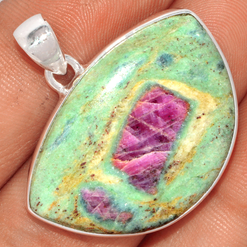 1.2" Ruby In Fuchsite Pendants - RIFP1736