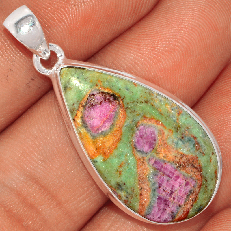 1.6" Ruby In Fuchsite Pendants - RIFP1739