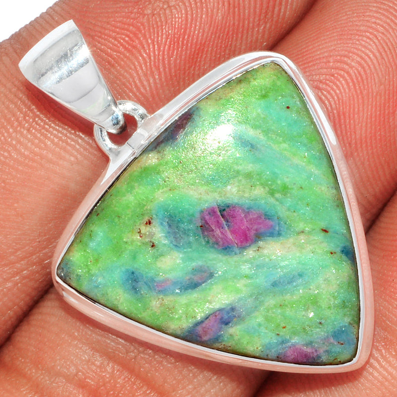 1.5" Ruby In Fuchsite Pendants - RIFP1764