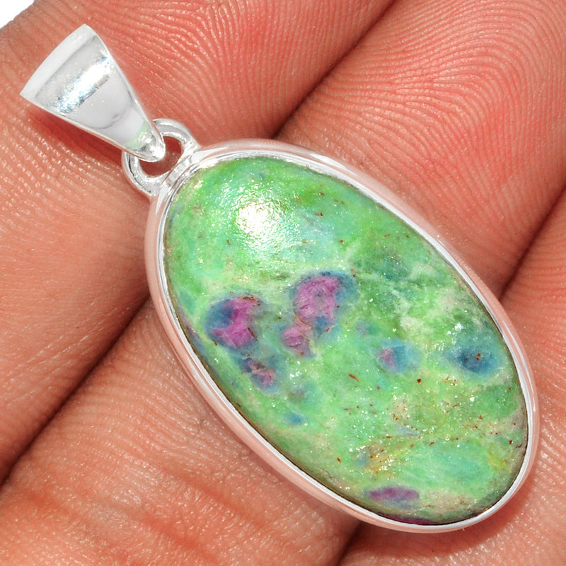 1.5" Ruby In Fuchsite Pendants - RIFP1780