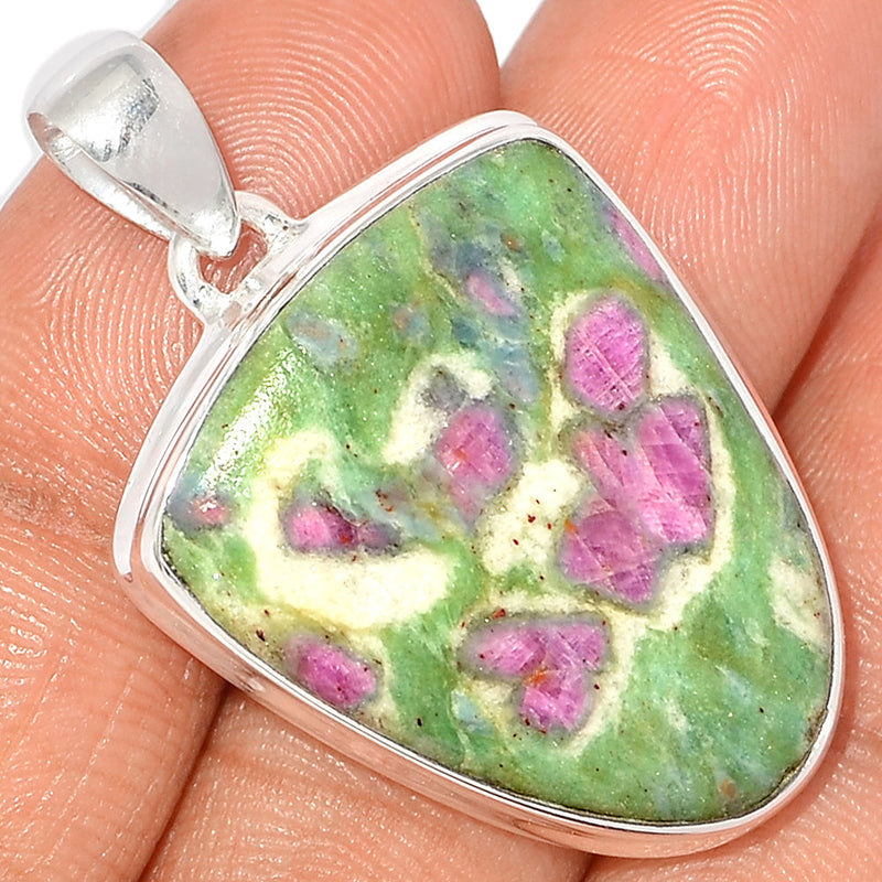1.6" Ruby In Fuchsite Pendants - RIFP1798