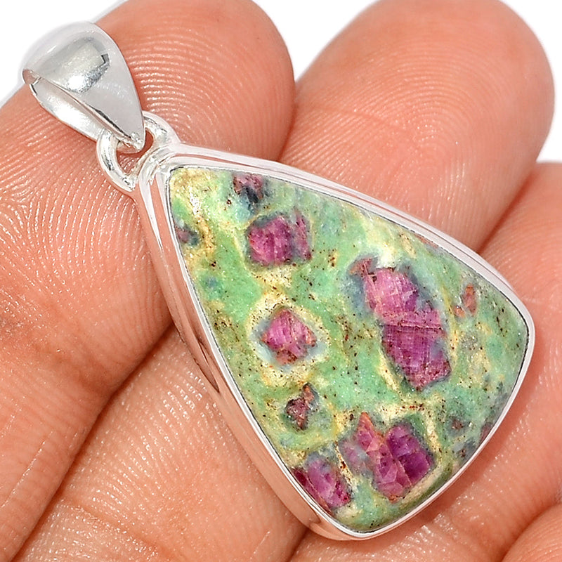 1.5" Ruby In Fuchsite Pendants - RIFP1810