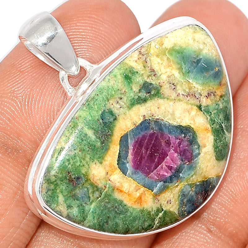 1.5" Ruby In Fuchsite Pendants - RIFP1818