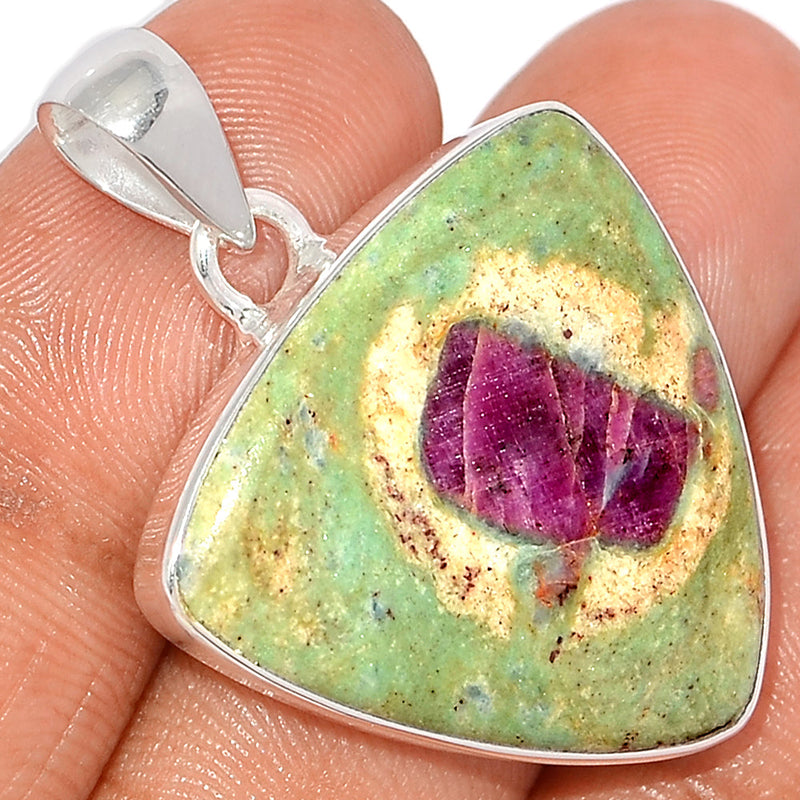 1.6" Ruby In Fuchsite Pendants - RIFP1824