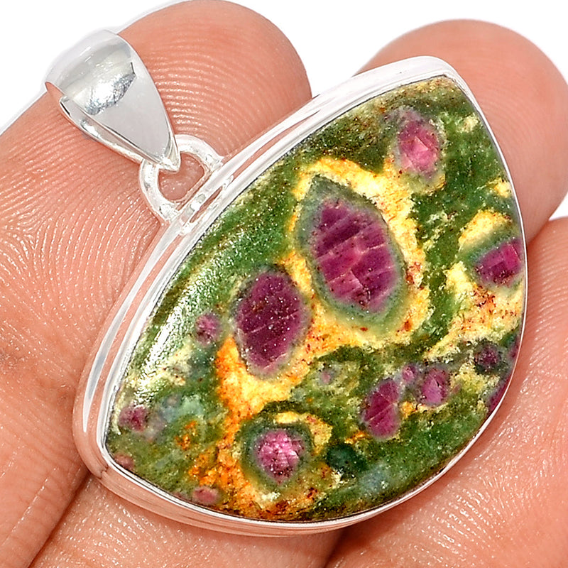 1.3" Ruby In Fuchsite Pendants - RIFP1843